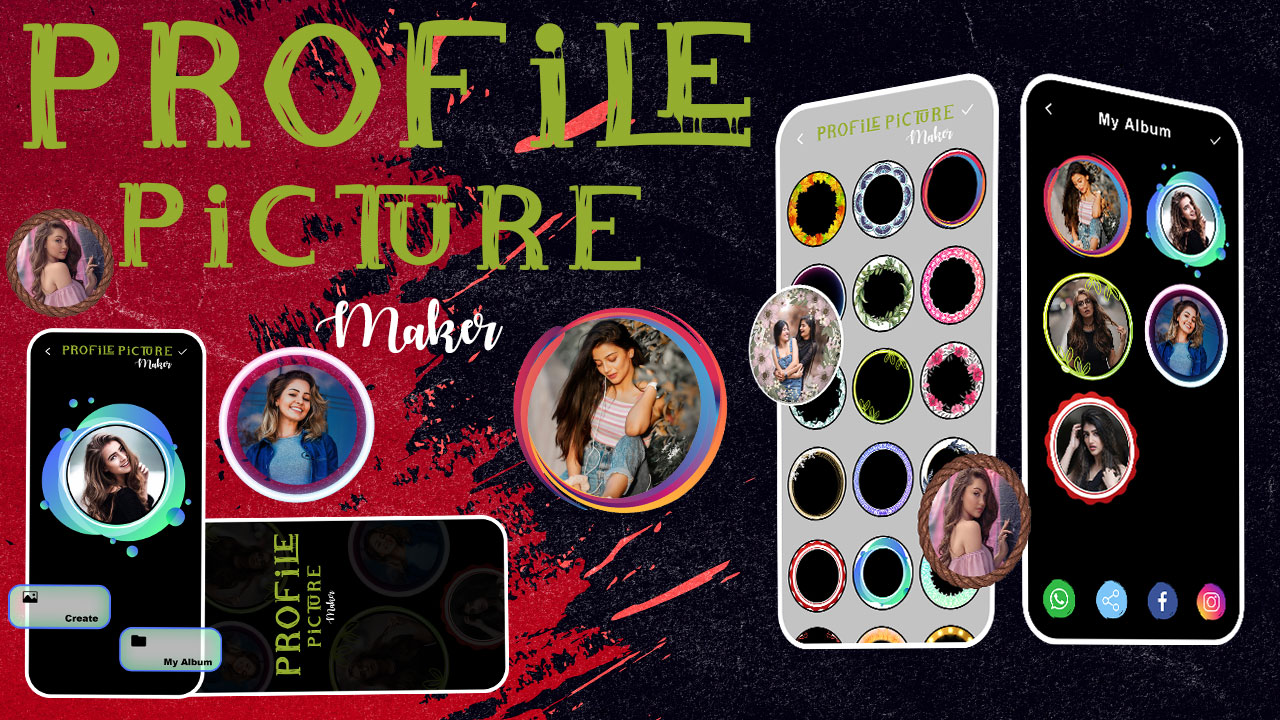 Profile Picture Border Maker Profile Picture Frame DpMaker 3D